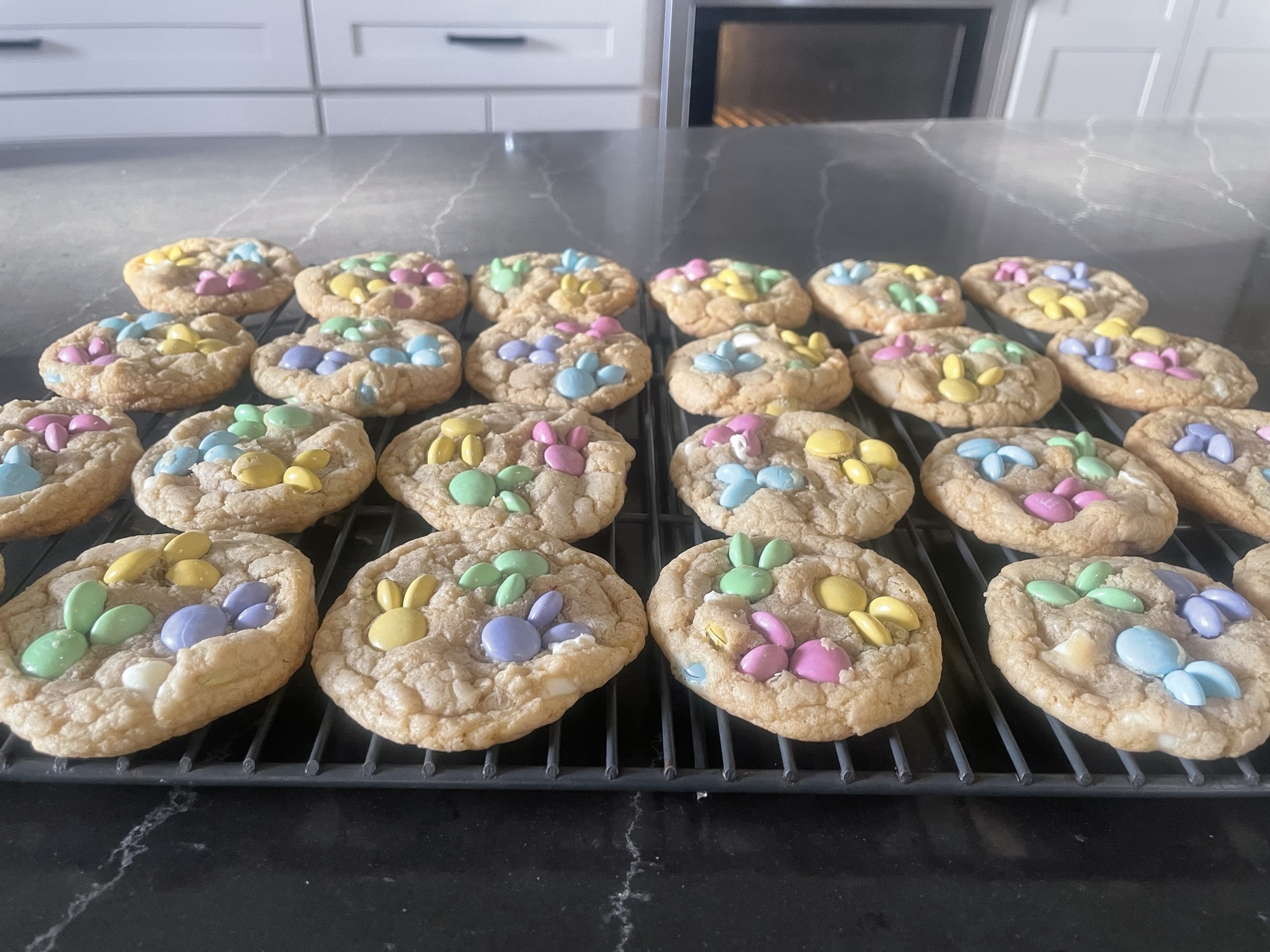 Easter M&M Cookies